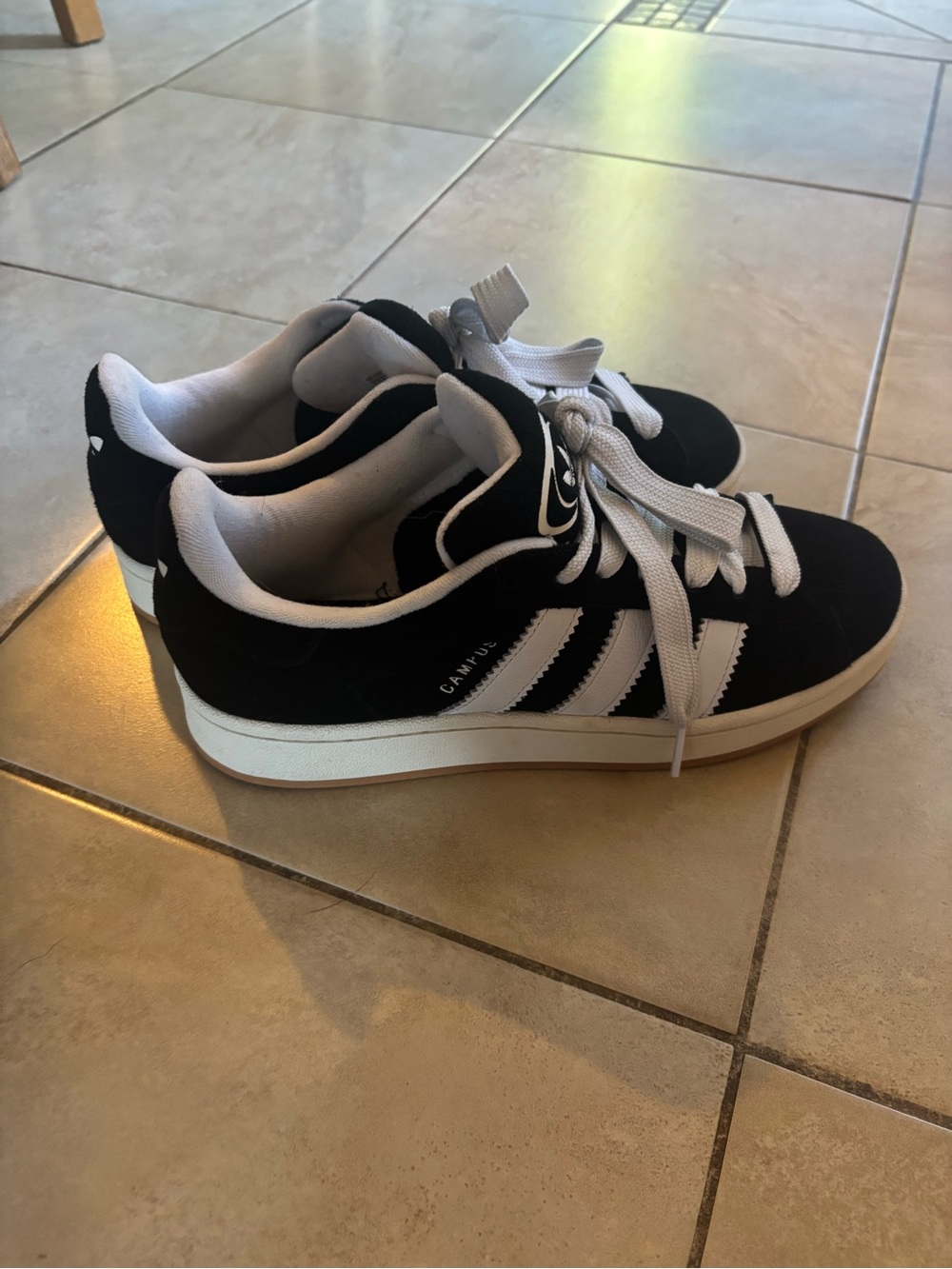 adidas Black and White Low-Top Sneakers